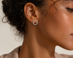 Roundy Halo Studs