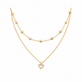 Amélie Heart Layered Necklace