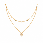 Amélie Heart Layered Necklace
