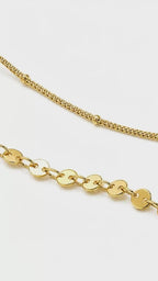 Disc Layered Bracelet